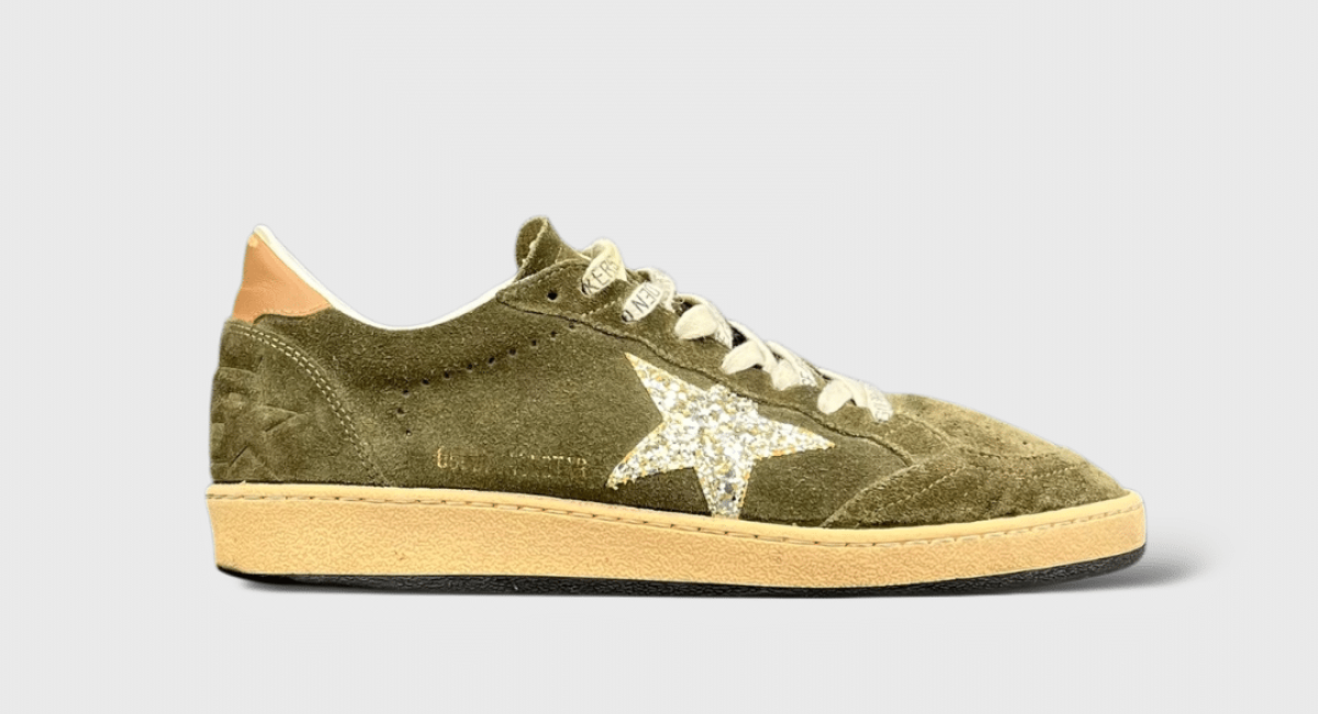 9295 Golden Goose Ball Star Kaki 39