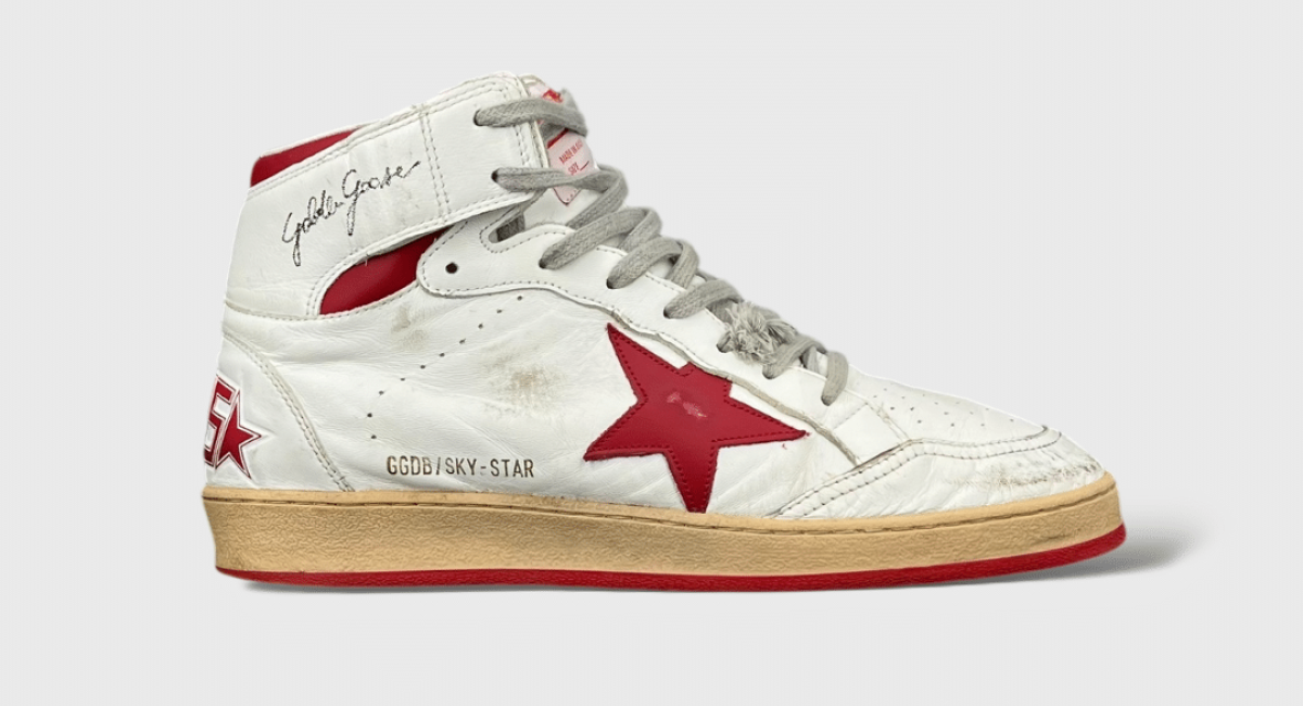 8021 Golden Goose Sky Star Blanc/Rouge 42