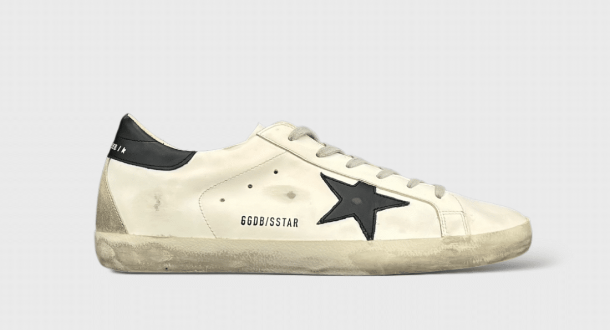 9806 Golden Goose super Star Blanc/Noir 42
