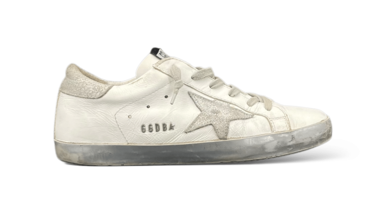 0000001418 Golden Goose Super Star Blanc/Argenté 38
