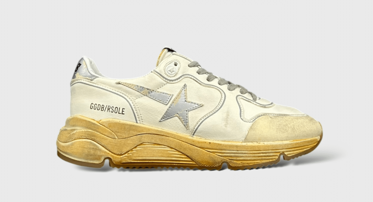 7776 Golden Goose Running Blanc/Crème 39