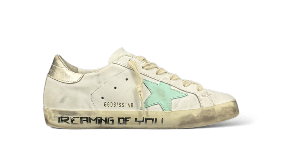 Golden Goose Super Star Blanc/Vert 37