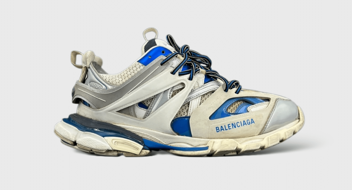 0000000727 Balenciaga Track Blanche/Bleu 42