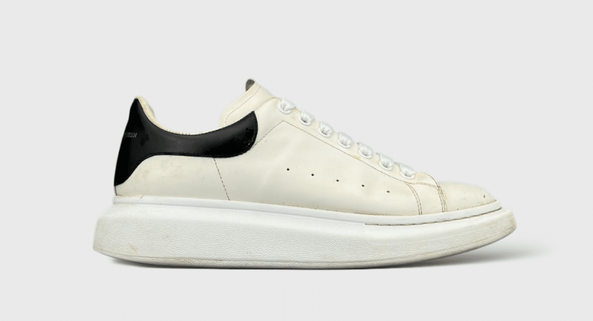 9380 Alexander Mcqueen Blanc/Noir 45