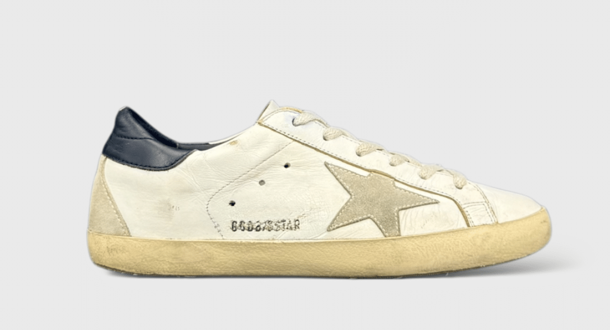 0000000795 Golden Goose Super Star Blanc/Bleu 37