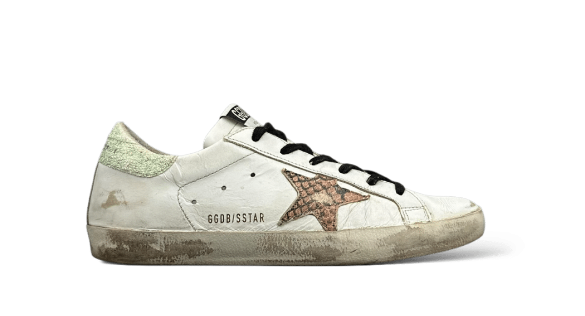 0000001720 Golden Goose Super Star vert/croco 39