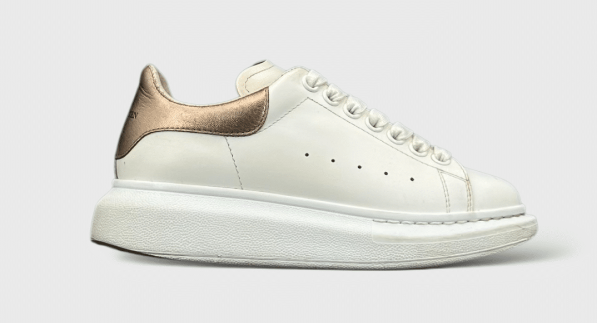 0000000169 Alexander Mcqueen Oversize Blanc/Cuivre 35,5