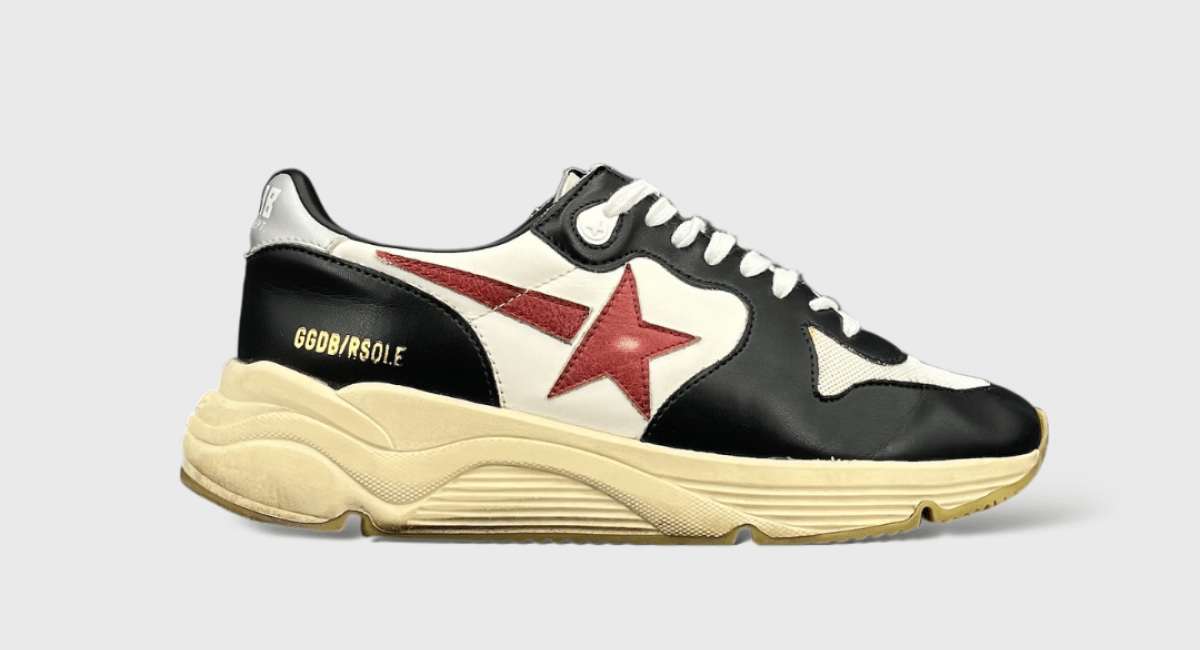 8413 Golden Goose Running Noir/Blanc/Rouge 42