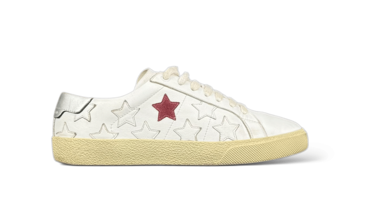 0000001958 Yves Saint Laurent Court Classic Blanc/Rouge 37.5