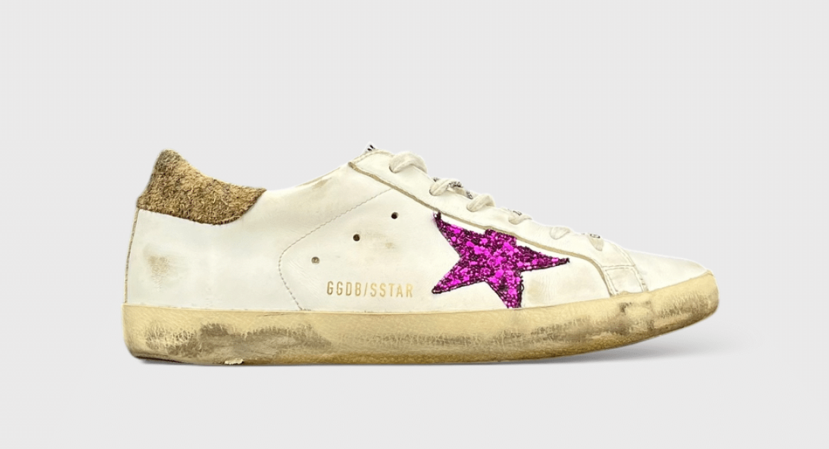 Golden Goose Superstar blanche/Violette 38