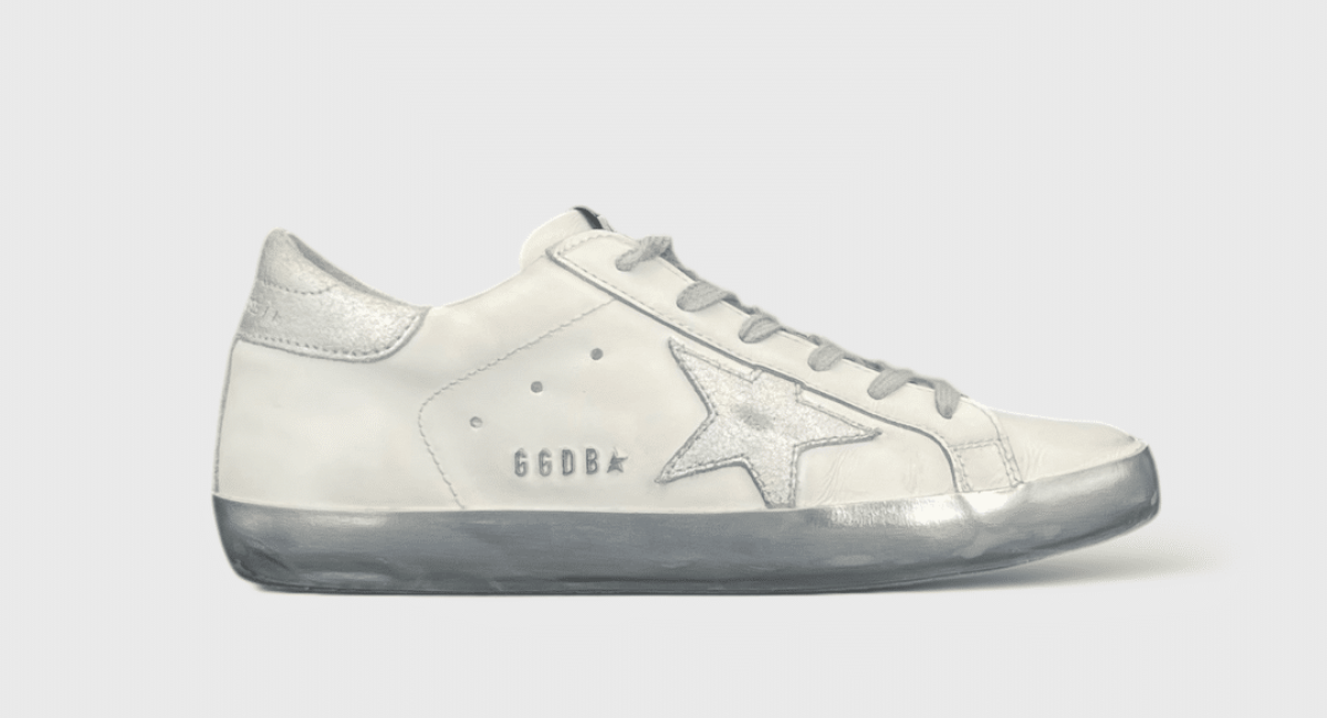 8119 Golden Goose blanche/argenté 38