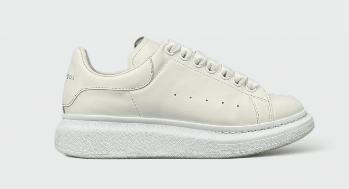 0000000623 Alexander Mcqueen Oversize Blanc 37,5