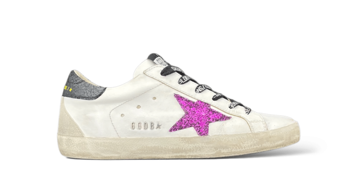 Golden Goose Super Star Blanc/Violet/Noir 36