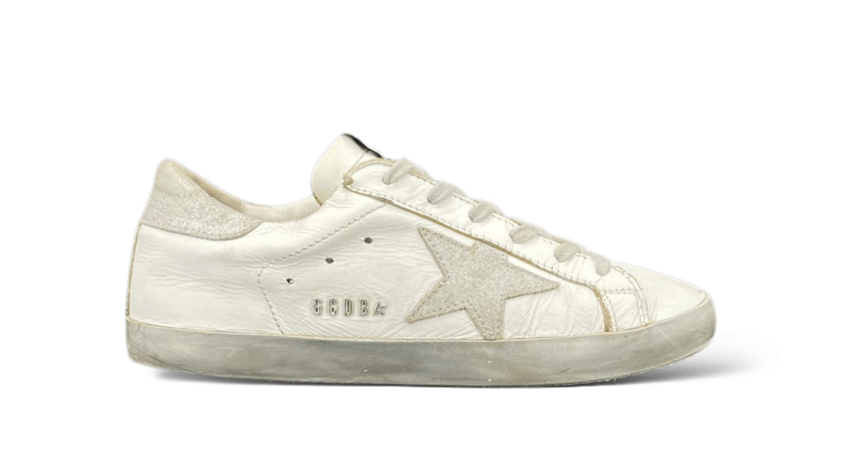 Golden Goose Super Star Blanc/Argenté 37