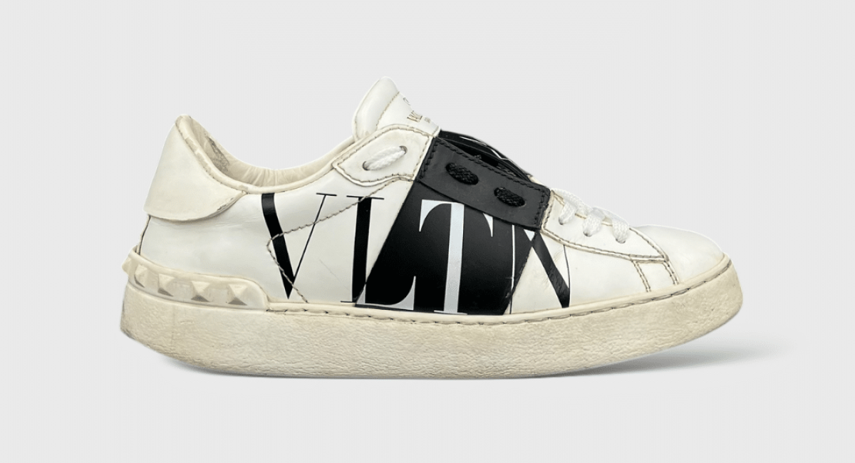 Valentino Open blanche/noire 35