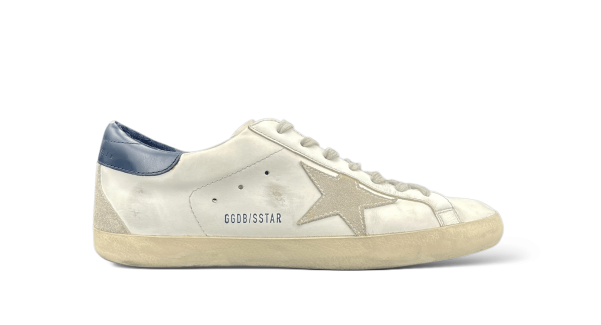Golden Goose Super Star blanc/violet/argenté 42