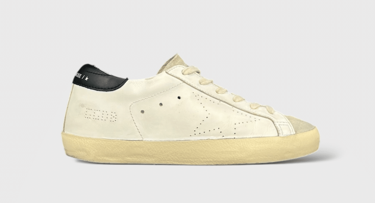 0000000450 Golden Goose Super Star blanc noir 35