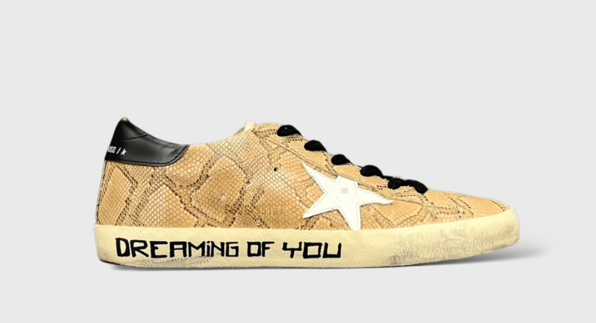 0000000403 Golden Goose Super Star Python/Marron/Noir 39