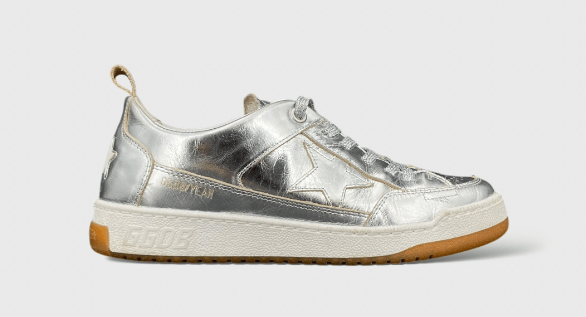 8066 Golden Goose Yeah Argenté/Blanc 39