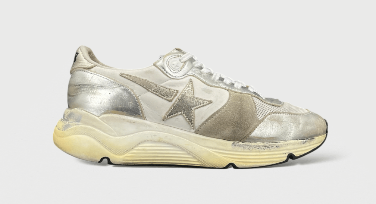 Golden Goose Running Blanc/Argenté 36