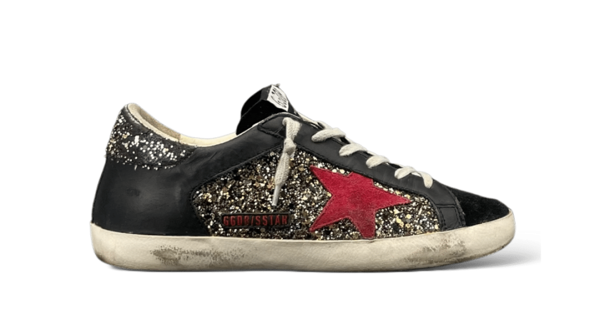 0000001468 Golden Goose Super Star noir/rouge 37