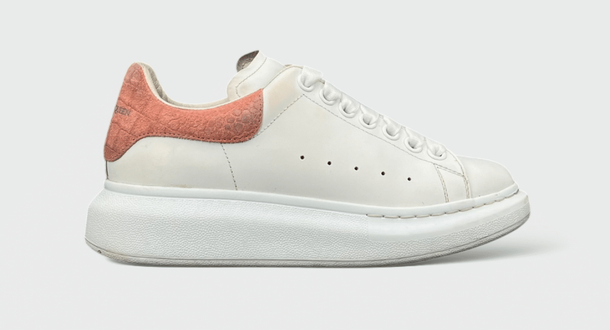 Alexander Mcqueen Oversize blanche/saumon 36,5