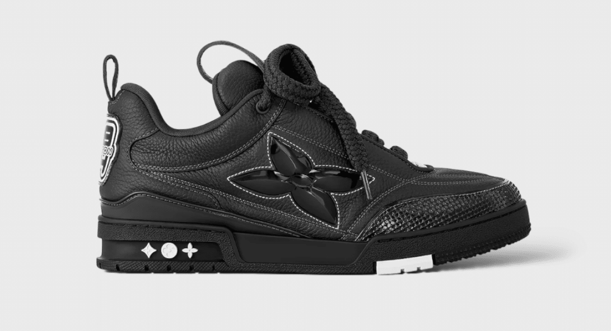 H25 Louis Vuitton Skate Triple Black 45