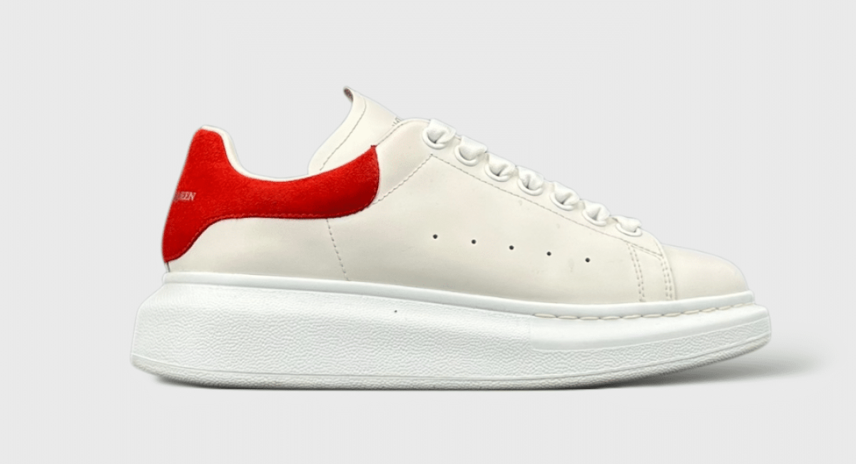 0000000171 Alexander Mcqueen Oversize blanc/Rouge 37