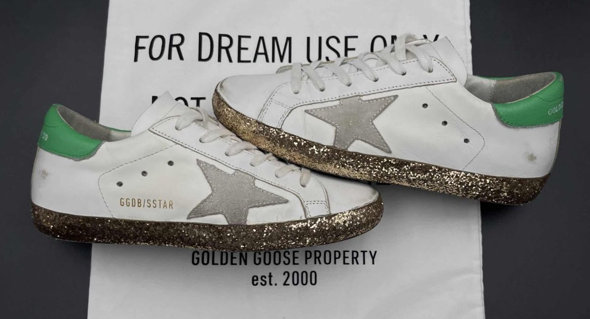 golden goose super star blanc/vert 36