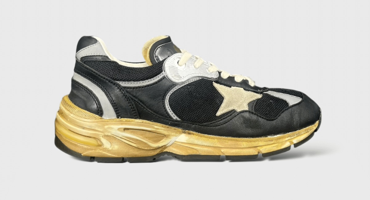 Golden Goose Dad Star Noir/Doré 38