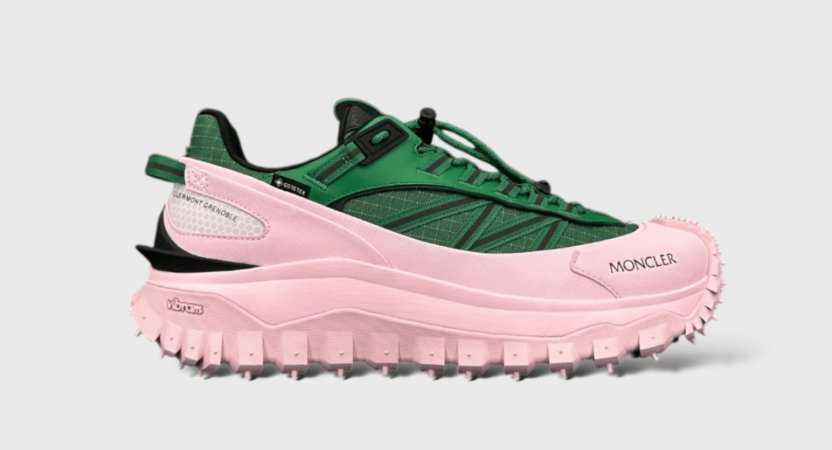 0000000258 Moncler Trail Grip Rose/Vert/Noir 43
