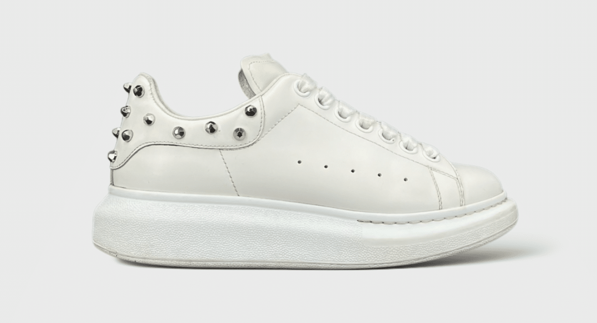 7866 Alexander McQueen Oversize blanche/clou 36,5