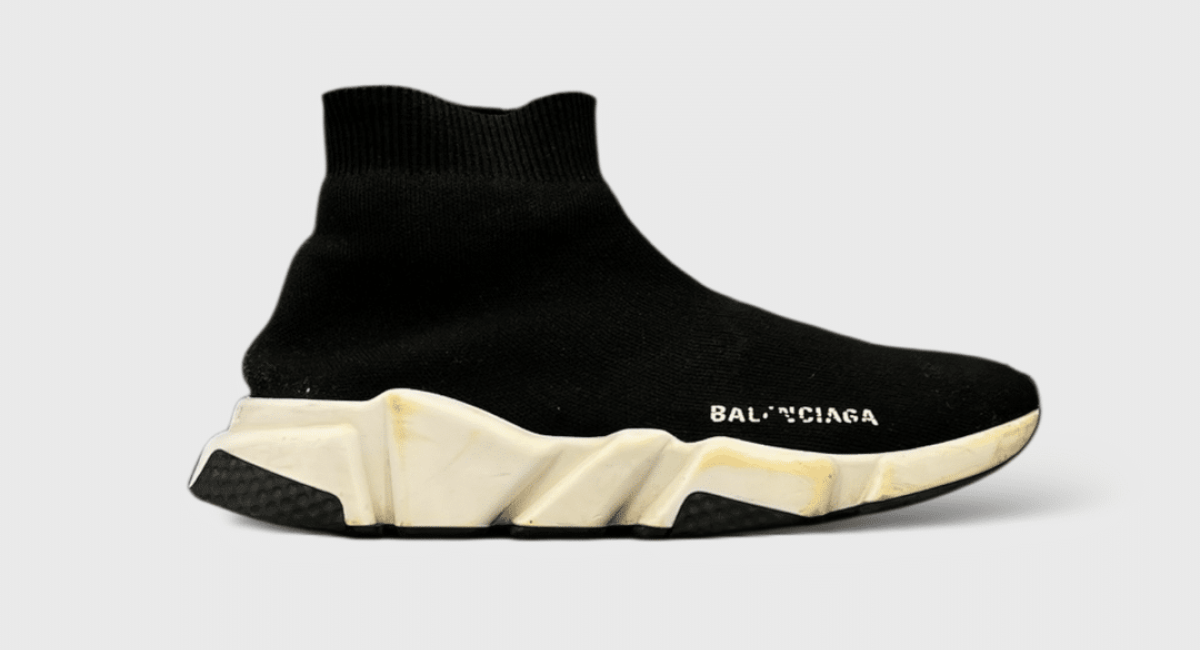 8736 Balenciaga Speed Trainer Noir/Blanc 37