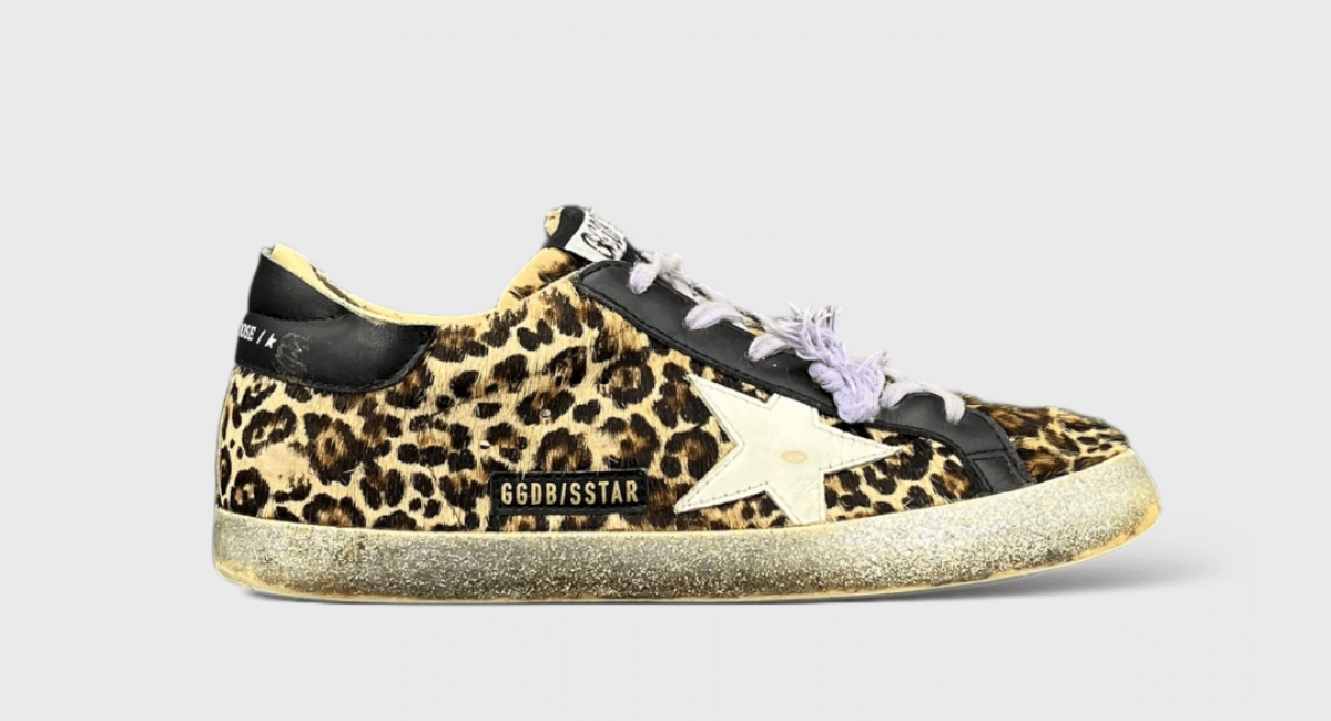 7832 Golden Goose Superstar léopard/violette 38