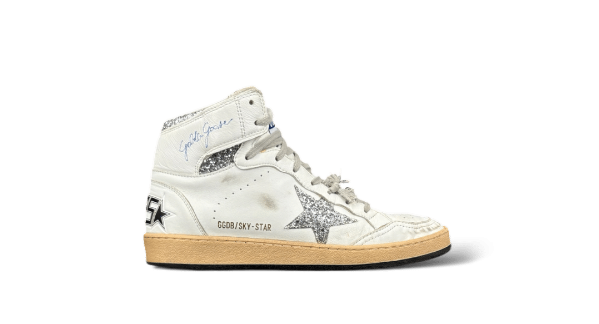 0000002036 Golden Goose sky star Blanc/Argenté 40