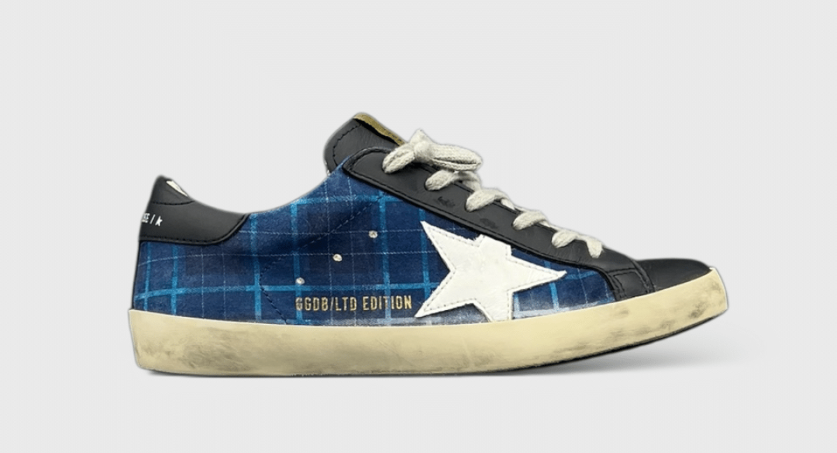 8726 Golden Goose Superstar Bleu/Noir 36