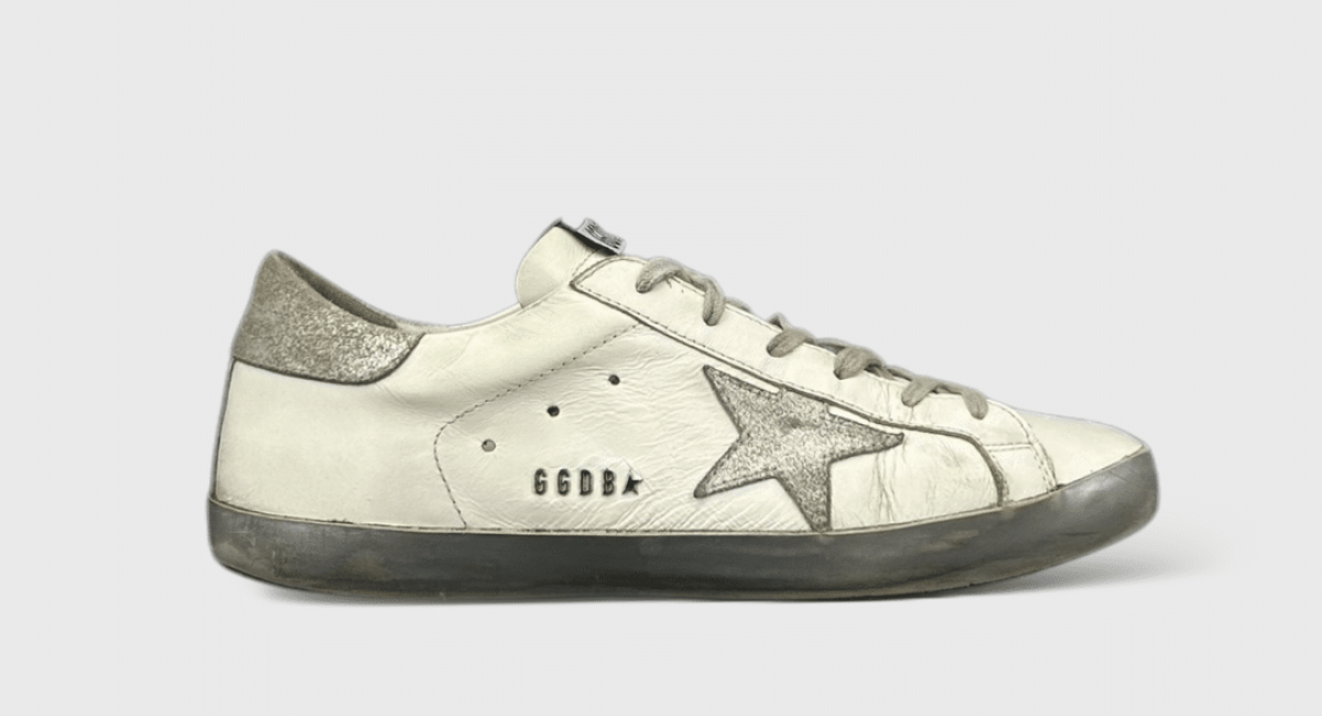 8222 Golden Goose Super Star Blanc/Argenté 41