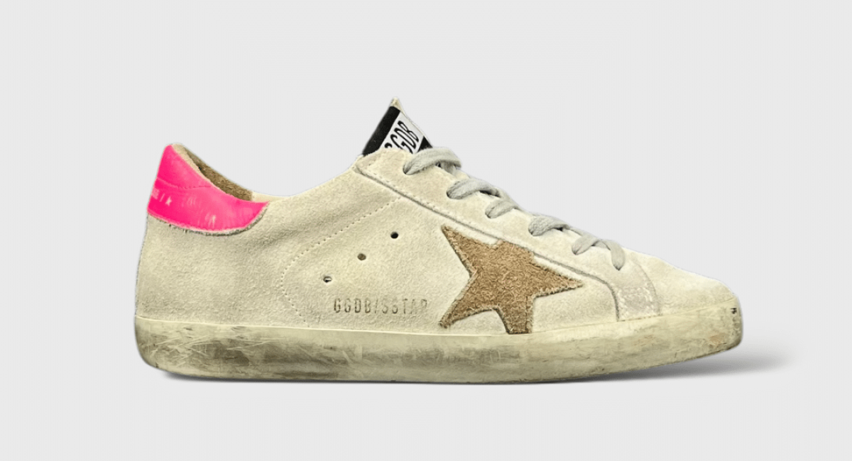 7640 Golden Goose Superstar gris/rose 36