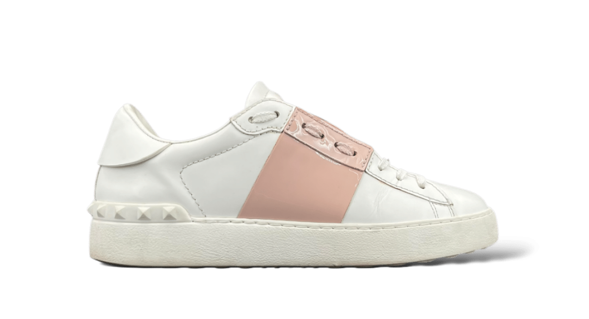 Valentino Open / Blanc / Rose / 37.5