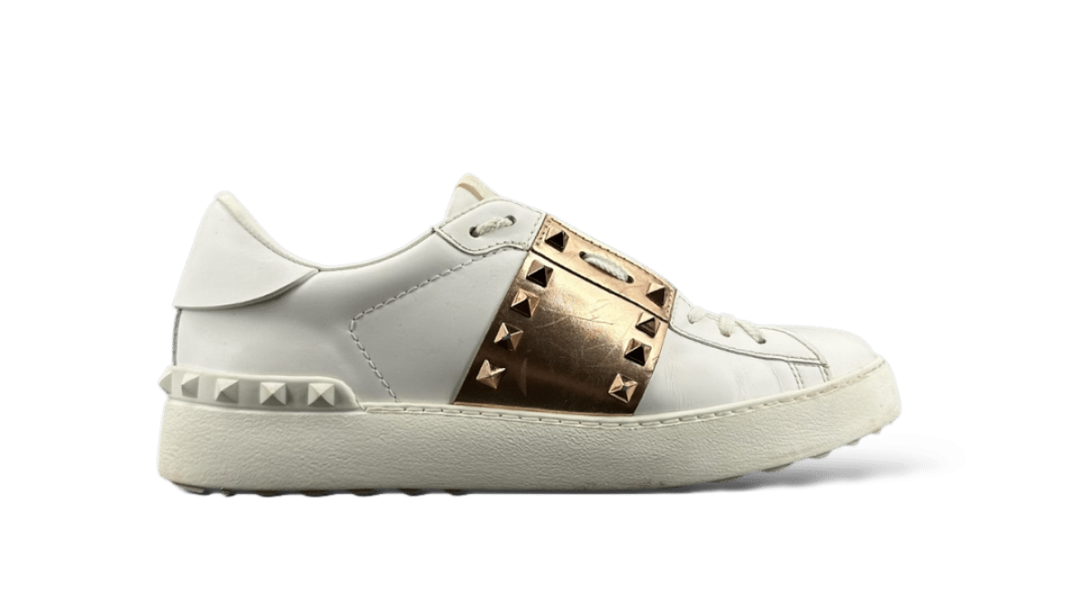 0000001842 Valentino Rockstud Blanc/Cuivre 39