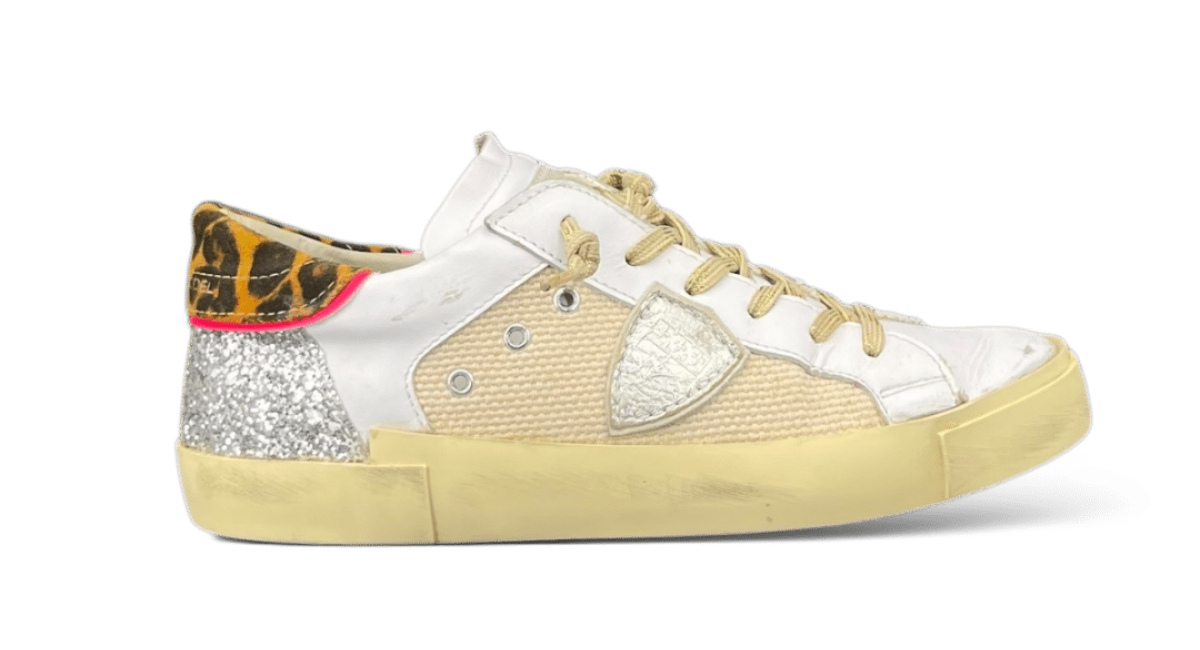 0000001361 Philippe model PRSX Blanc/Paillette/Léopard 38