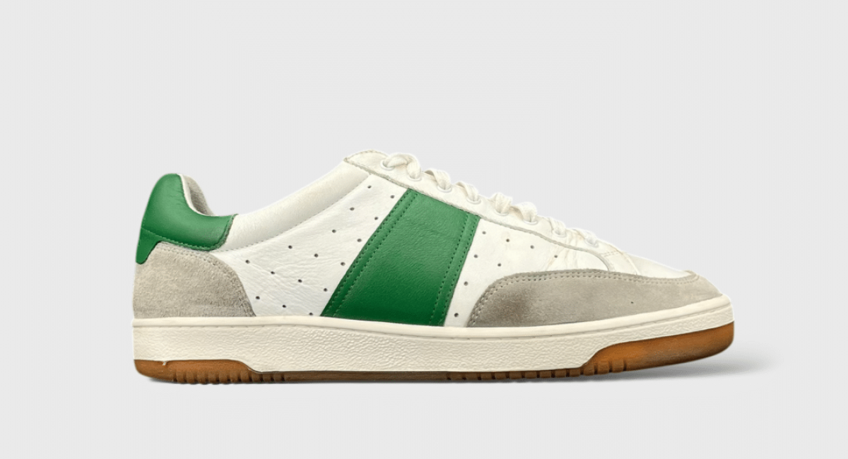 8569 Sandro Basket Blanc/Vert 43