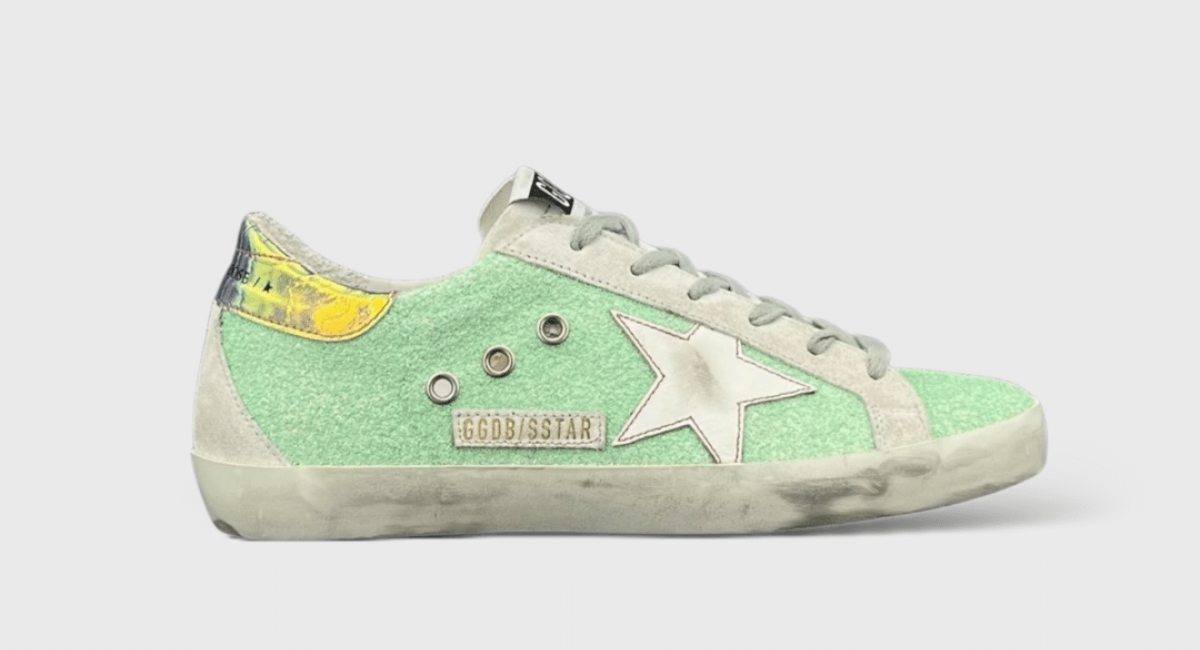 Golden Goose Super Star Vert/Multicolor 37