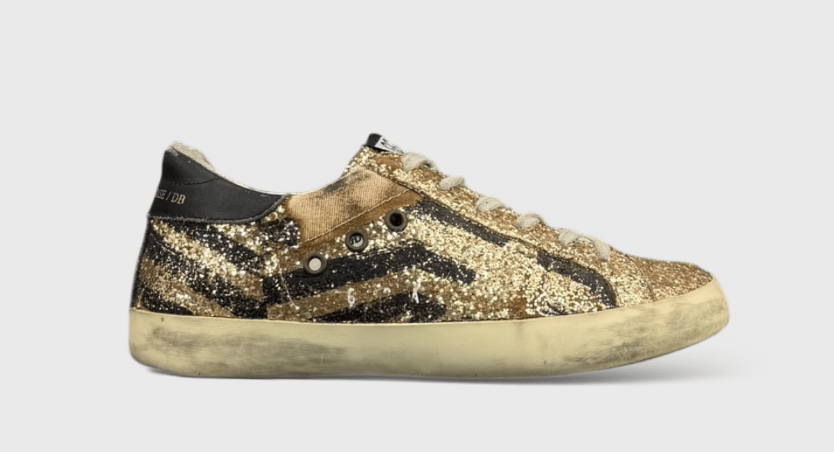 9467 Golden Goose Superstar Paillette/Or/Noir 37