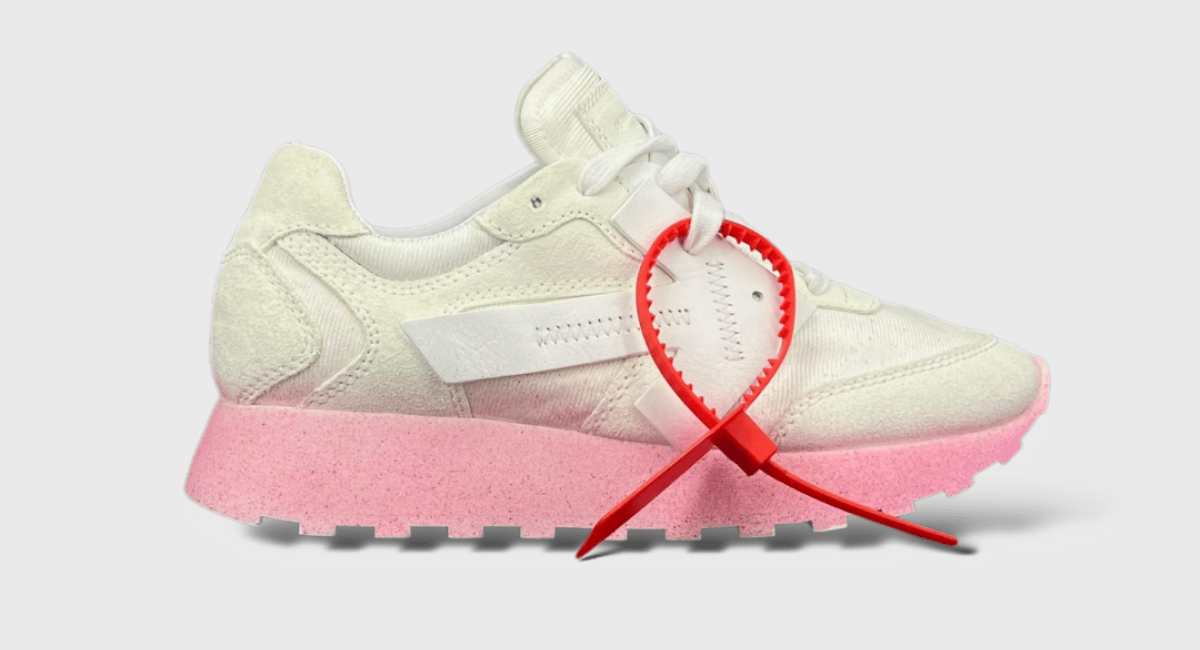 0000000003 Off White Runner Blanc/Rose 37