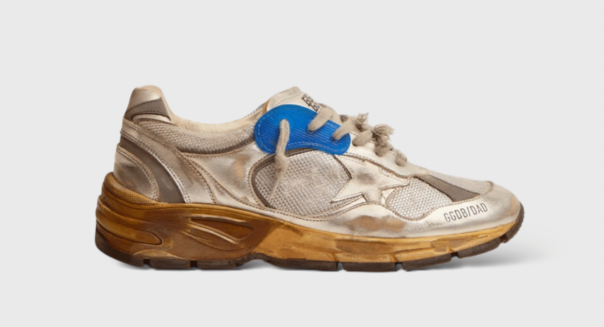 Golden Goose Dad Star Argenté/Bleu 39