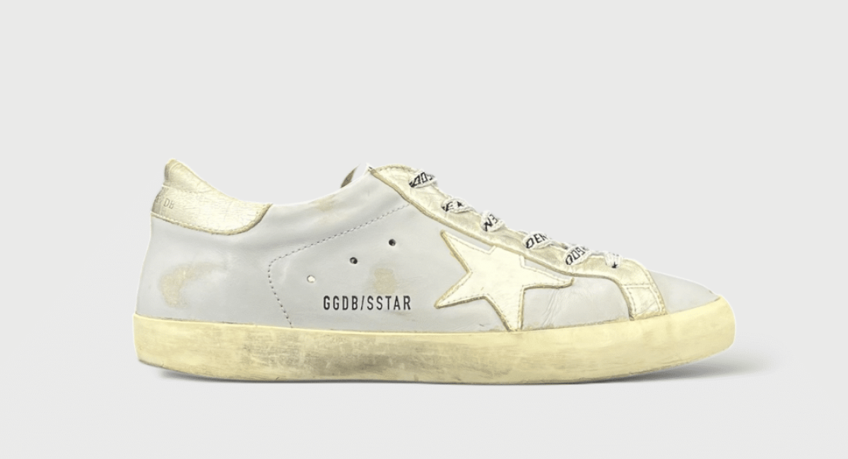 8563 Golden Goose Super Star Gris/Blanc 39