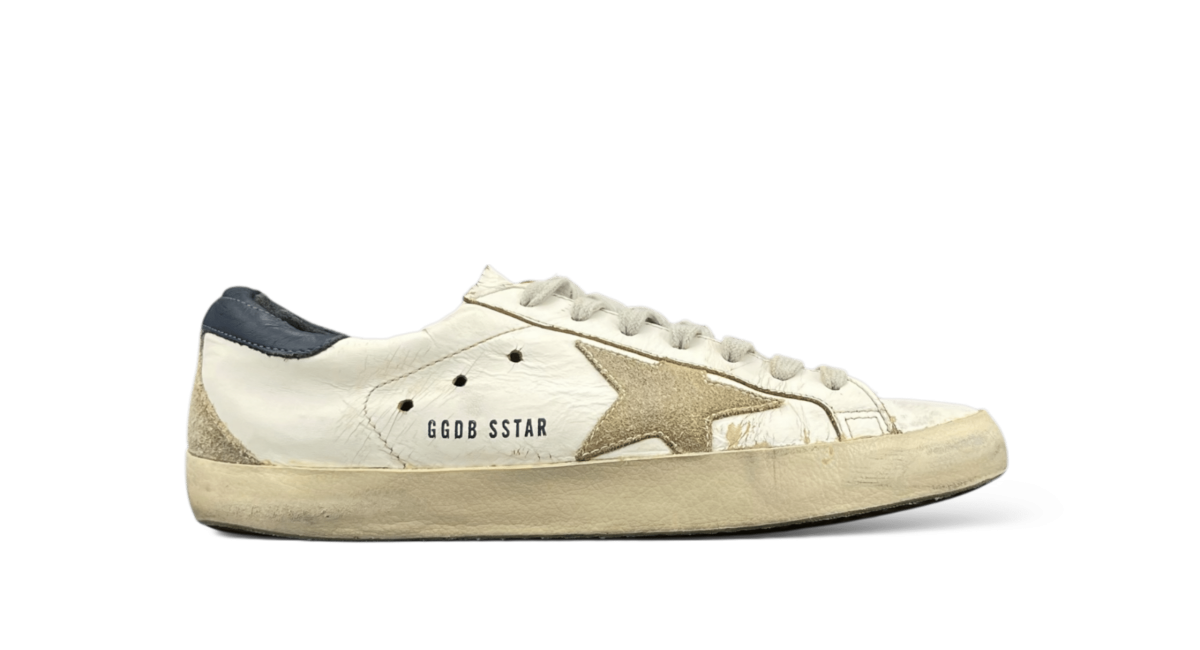 Golden Goose Super Star / Blanc / Bleu / 40