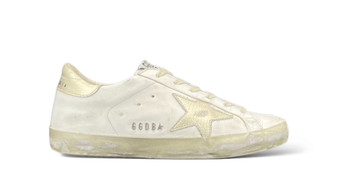 0000002947 Golden Goose Super Star Blanc/Or 35