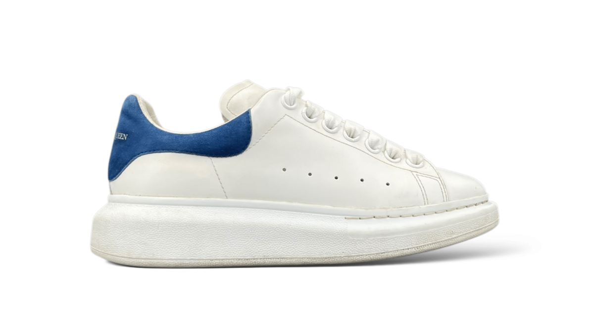 Alexander Mcqueen Oversize / Blanc / Bleu / 37.5
